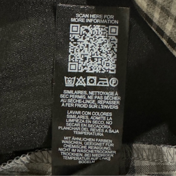 ASOS Men's NWOT skinny pants with prince of wales check in gray, size 26" x 30" - Picture 6 of 11